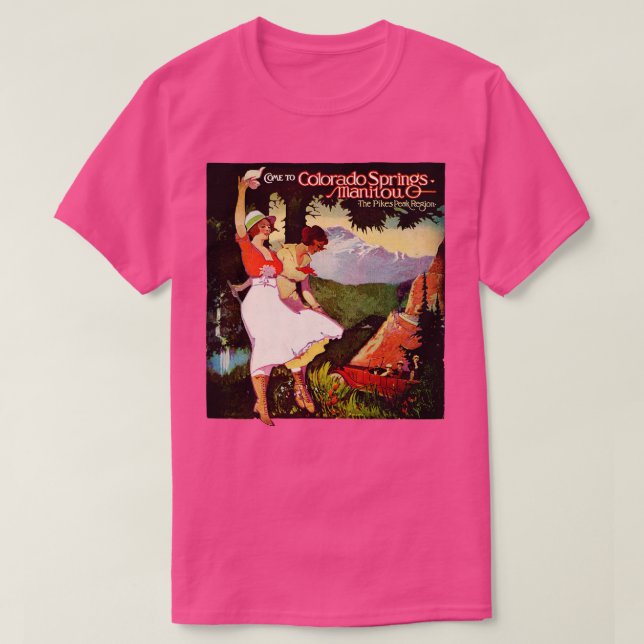 Camiseta primaveras do Colorado em 1919 (Frente do Design)