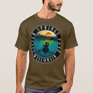 Camiseta Primaveras Silver Pond Wisconsin Kayaking