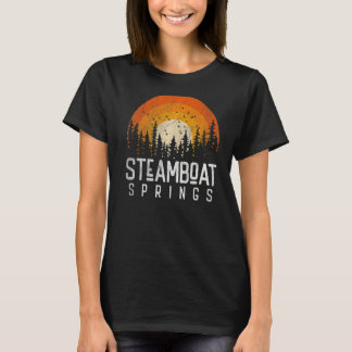 Camiseta Primaveras Steamboat Colorado CO Retro Style Vinta