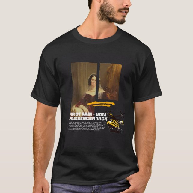 Camiseta Primeira AAM UAM Passenger 1864 Air Taxi VTOL EVTO (Frente)