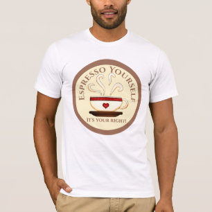 Camiseta Primeira alteração:Espresse-se