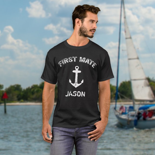 Camiseta Primeira Anchor de Barcos de Mate (Criador carregado)