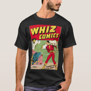 Camiseta Primeira aparência do Whiz História em quadrinhos
