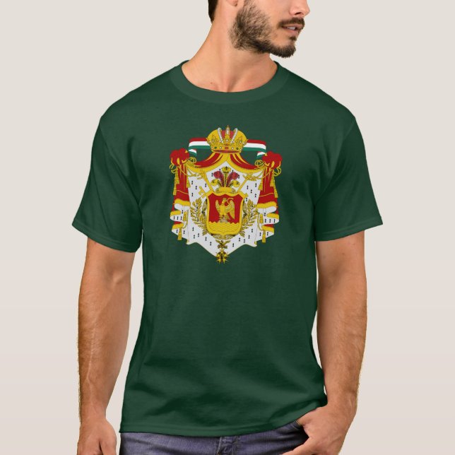 Camiseta Primeira brasão mexicana do império (1821-1823) (Frente)