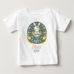 Camiseta Primeira Celebração de Páscoa de Bunny - Personali