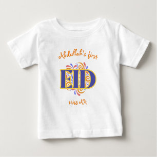 Camiseta Primeira Celebração Eid Personalizada