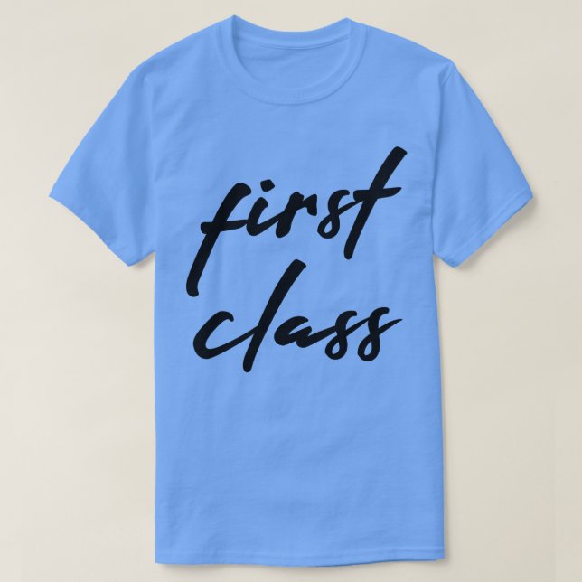 Camiseta Primeira classe (Frente do Design)