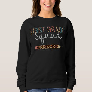Camiseta Primeira Classe De Regresso Ao Leopardo Escolar Pa