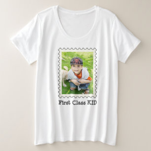 Camiseta PRIMEIRA CLASSE KID Melhor Criança Alguma foto per