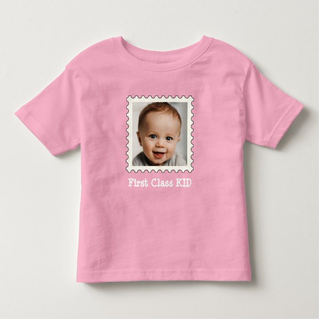 Camiseta PRIMEIRA CLASSE KID Melhor Criança Alguma foto qua (Frente)