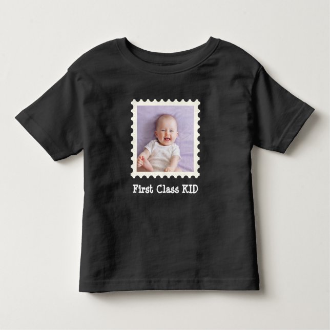 Camiseta PRIMEIRA CLASSE KID Melhor Criança Alguma foto qua (Frente)