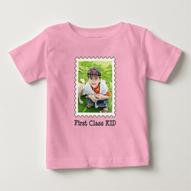 Camiseta PRIMEIRA CLASSE KID Melhor Criança Alguma Vez Foto (Frente)