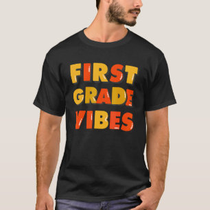 Camiseta Primeira Classe Vibes De Volta À Escola Retro 1rua