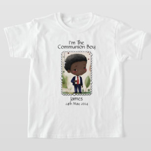 Camiseta Primeira Comunhão - Opção de Imagem de Menino 5