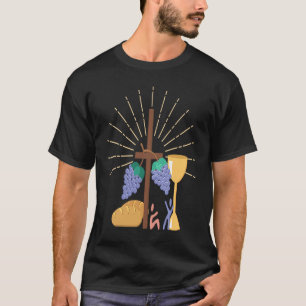 Camiseta Primeira Comunhão Sagrada Primeira Comunhão Sem Te