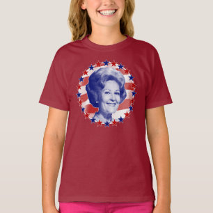 Camiseta Primeira Dama Pat Nixon Stars and Stripes