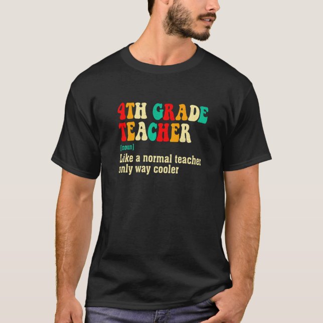 Camiseta Primeira Definição De Professores Do Quarto Grau N (Frente)