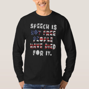 Camiseta Primeira Emenda à Liberdade de Expressão