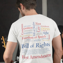 Camiseta Primeira Emenda Liberdade de Expressão