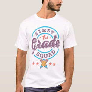 Camiseta Primeira Equipe De Esquadrão Da Série 1rua De Volt