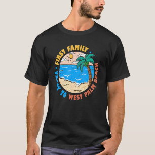 Camiseta Primeira Férias Familiares Para West Palm Beach So
