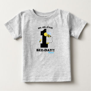 Camiseta primeira festa de abelhas do primeiro aniversario