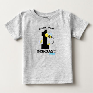 Camiseta primeira festa de abelhas do primeiro aniversario