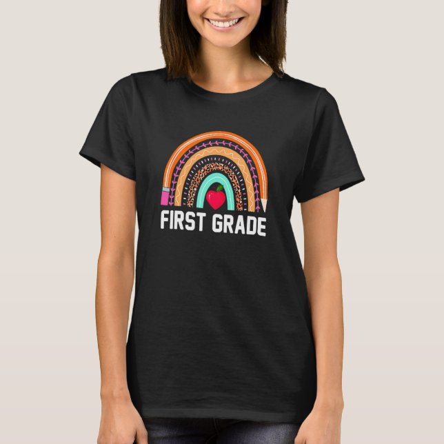 Camiseta Primeira Grau Rainbow Girls Boys Equipe de Profess (Frente)