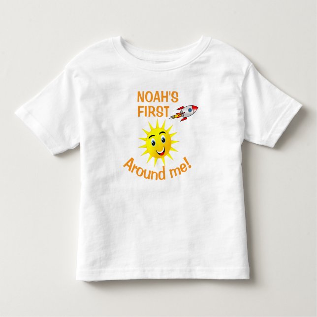 Camiseta Primeira jornada de Noah: Presente perfeito para o (Frente)