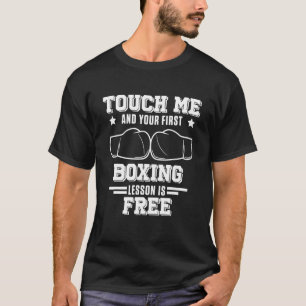 Camiseta Primeira lição in a box Luvas luvas para combater