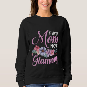 Camiseta Primeira Mãe, Agora A Vovó Glammy Bençings Promove