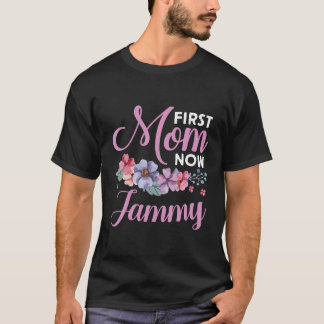 Camiseta Primeira Mãe Agora Jammy Avó Bençãos Promoveram A