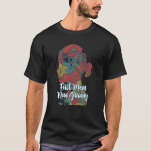 Camiseta Primeira Mãe Agora Vovó Dia de as mães Avó Pais