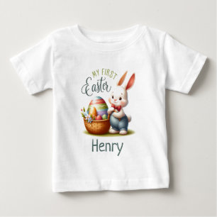 Camiseta Primeira Páscoa Hoppy - Personalizada