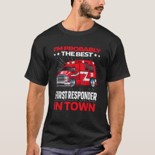 Camiseta Primeira Resposta Ambulância Da Polícia Ems Emt Pa