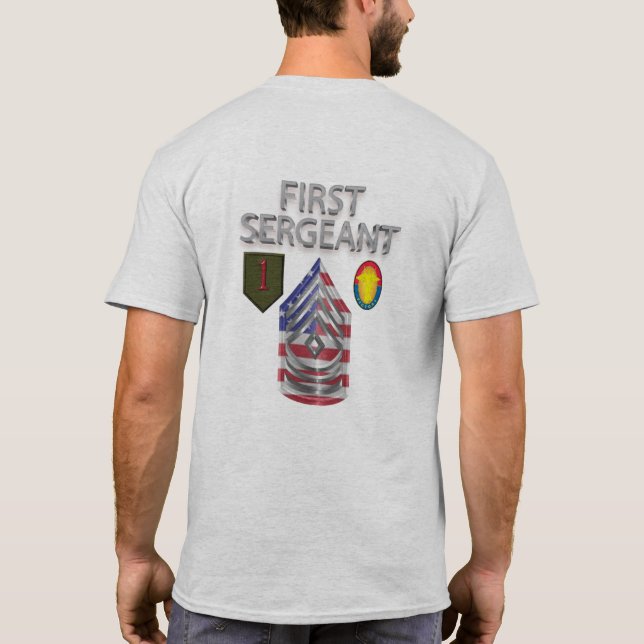 Camiseta Primeira Sargento da Divisão de Infantaria da rua (Verso)
