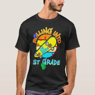 Camiseta Primeira Série 1rua De Volta Ao Skateboard De Skat