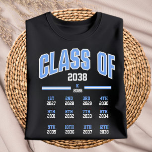 Camiseta Primeira Série da Turma de 2038 Marco do Primeiro 