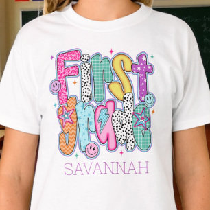 Camiseta Primeira Série Primeiro Dia de Escola Coquette Per