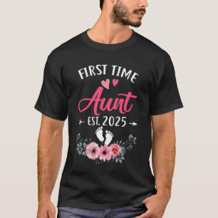 Camiseta Primeira Tia Promovida A Tia Das Mães Do Leste De