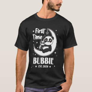 Camiseta Primeira Vez Bubbie EST. 2026 Dia das Mães Fofo Ou