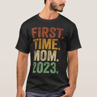 Camiseta Primeira Vez Mãe 2023 Grávida Mamãe Estará Mãe