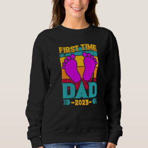 Camiseta Primeira Vez Pai 2023 Homens Promovido a Papai 202