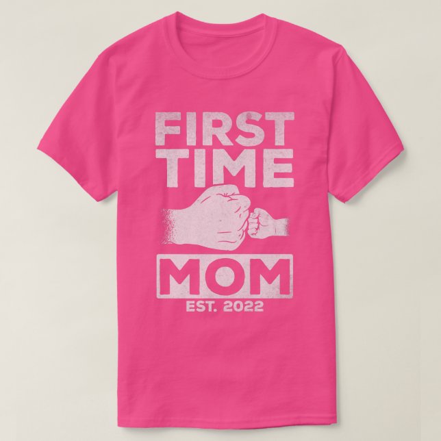Camiseta Primeira Vez Que A Mãe Est (Frente do Design)