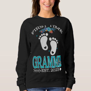 Camiseta Primeira Vez Que Grammie 2023 Dia de os pais Ser B