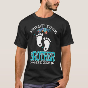 Camiseta Primeira Vez Que Irmão 2023 Dia de os pais Ser Beb
