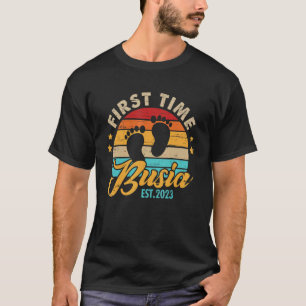 Camiseta Primeira Vez Que O Dia de as mães Busia 2023 Foi P