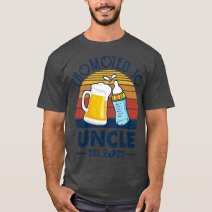 Camiseta Primeira Vez Que Tio Promovido Ao Tio 2022 Pais Da