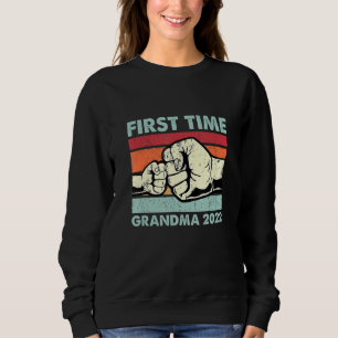 Camiseta Primeira Vez Que Vovô 2022 Novo Engraçado Promovid