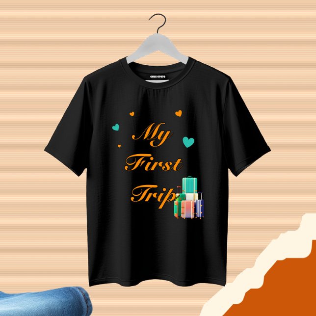 Camiseta Primeira viagem (Criador carregado)